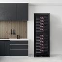CPRO1800DRB Double Zone Wine Cabinet - 131 Bottles