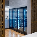 CPRO1800DRB Double Zone Wine Cabinet - 131 Bottles
