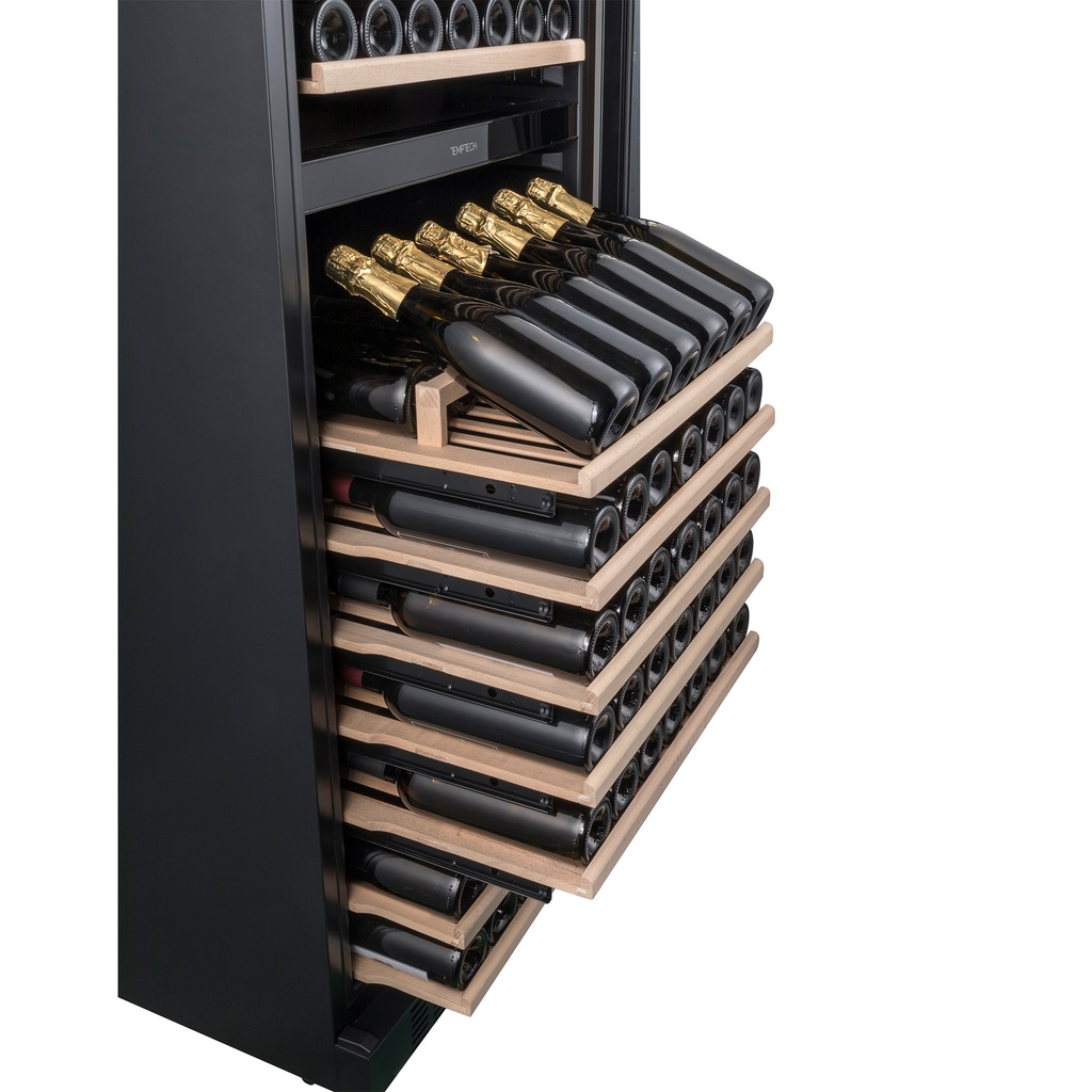  E1000DRB-24 Double Zone Wine Cabinet - 153 Bottles
