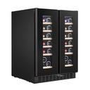 OX2DX60DRB Double Zone Wine Cabinet - 38 Bottles