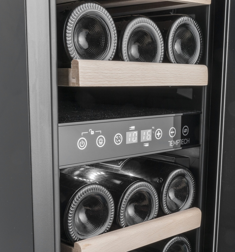 OX30DRW-24 Double Zone Wine Cabinet - 16 Bottles