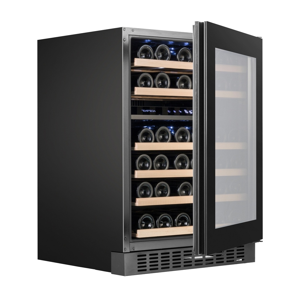 OX60DRB-24 Double Zone Wine Cabinet - 46 Bottles