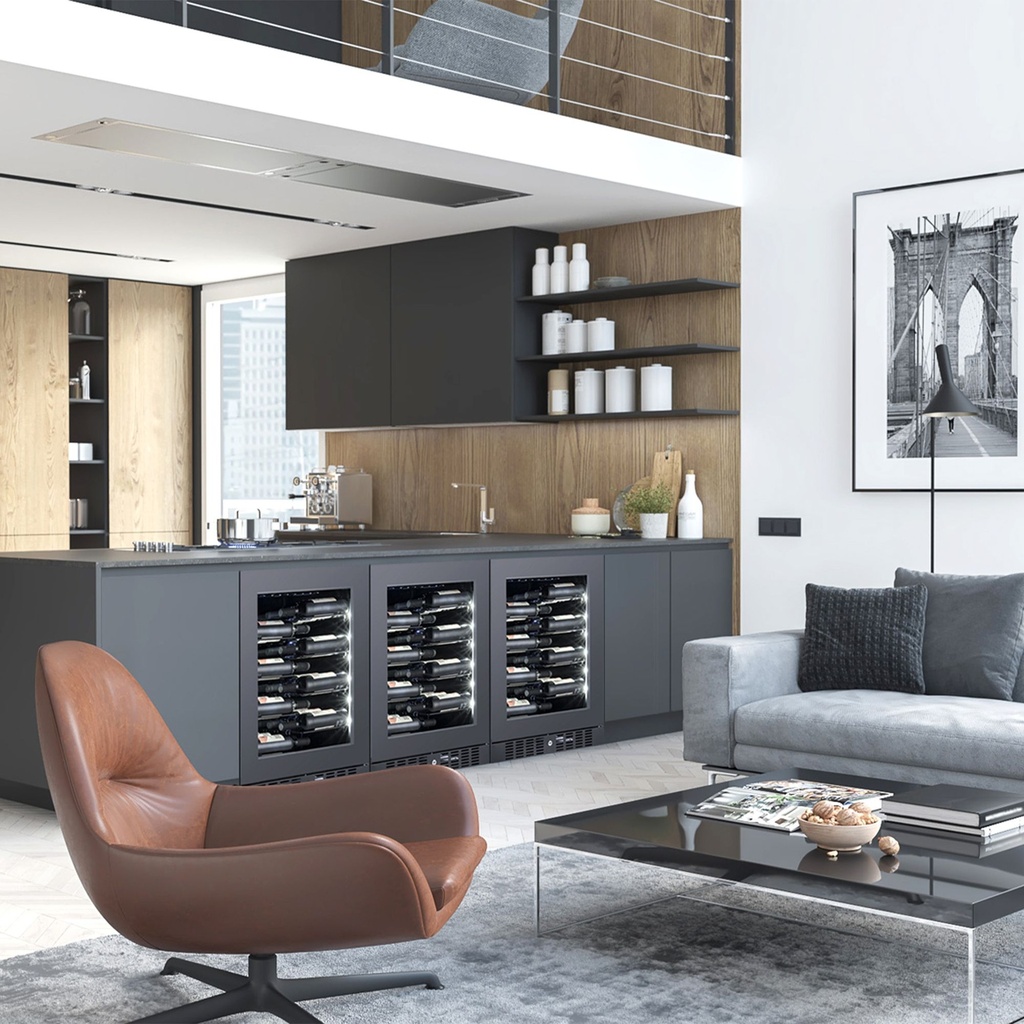CPROX60SRB-24 Mono Zone Wine Cabinet - 40 Bottles