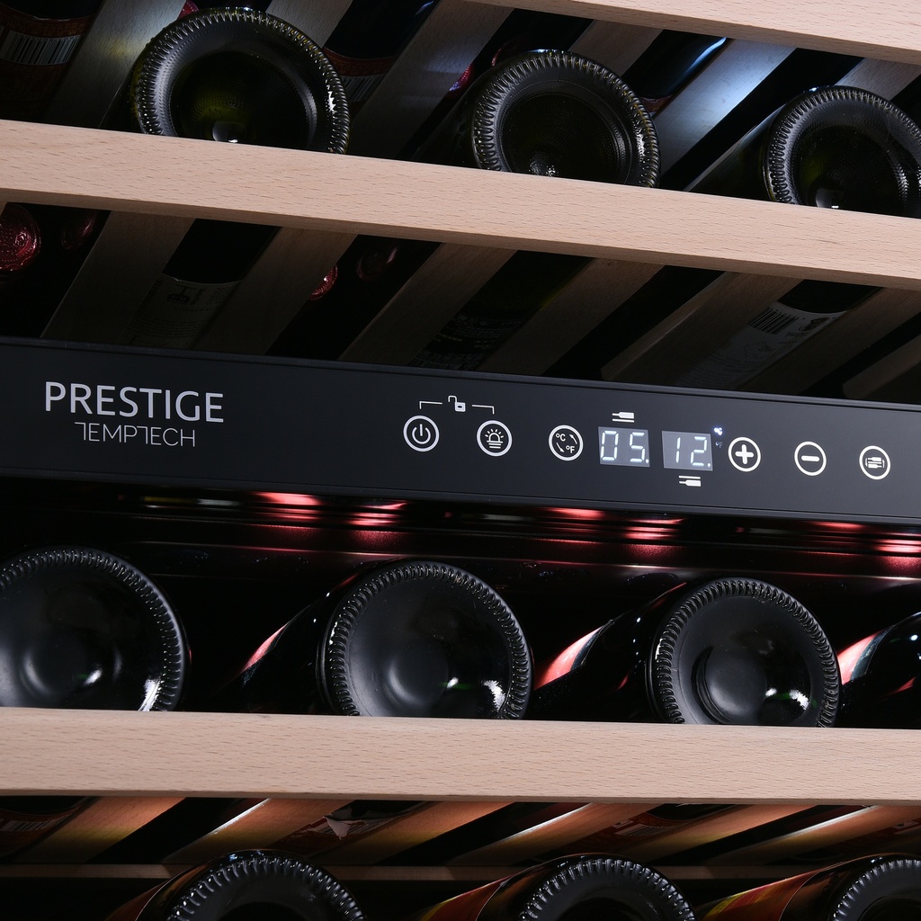 PRES180DB-24 Double Zone Wine Cabinet - 163 Bottles