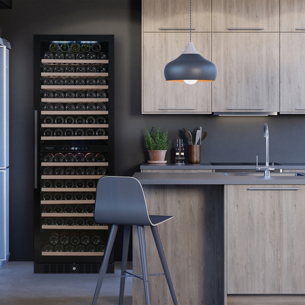 PRES180DB-24 Double Zone Wine Cabinet - 163 Bottles