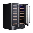 WP2DQ60DCB Double Zone Wine Cabinet - 38 Bottles