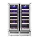 WP2DQ60DCS Double Zone Wine Cabinet - 38 Bottles