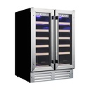WP2DQ60DCS Double Zone Wine Cabinet - 38 Bottles