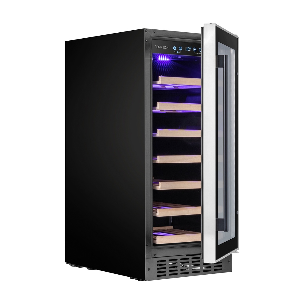 WPQ38SCB Mono Zone Wine Cabinet - 34 Bottles