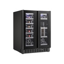 SOM2DX60DRB  Double Zone Wine Cabinet - 36 Bottles
