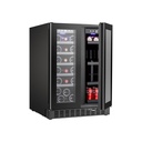 SOM2DX60DRB  Double Zone Wine Cabinet - 36 Bottles