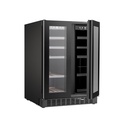 SOM2DX60DRB  Double Zone Wine Cabinet - 36 Bottles