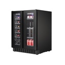 SOM2DX60DRB  Double Zone Wine Cabinet - 36 Bottles