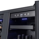 SOM2DX60DRB  Double Zone Wine Cabinet - 36 Bottles