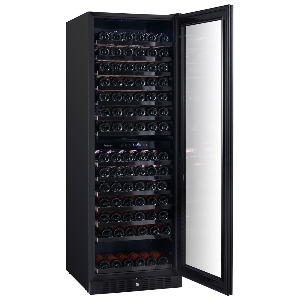 SOM180DRB-24  Double Zone Wine Cabinet - 163 Bottles