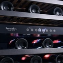 SOM180DRB-24  Double Zone Wine Cabinet - 163 Bottles