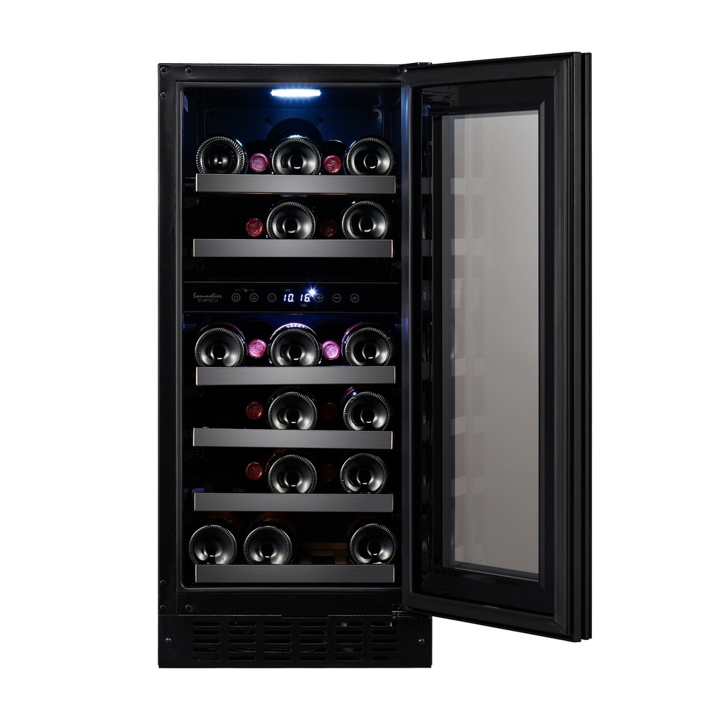 SOMQ38DRB Double Zone Wine Cabinet - 32 Bottles