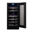 SOMQ38DRB Double Zone Wine Cabinet - 32 Bottles