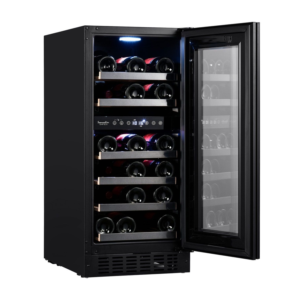 SOMQ38DRB Double Zone Wine Cabinet - 32 Bottles