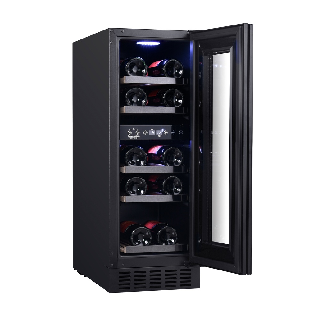 SOMX30DRB Double Zone Wine Cabinet - 17 Bottles