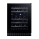 SOMX60DRB Double Zone Wine Cabinet - 46 Bottles