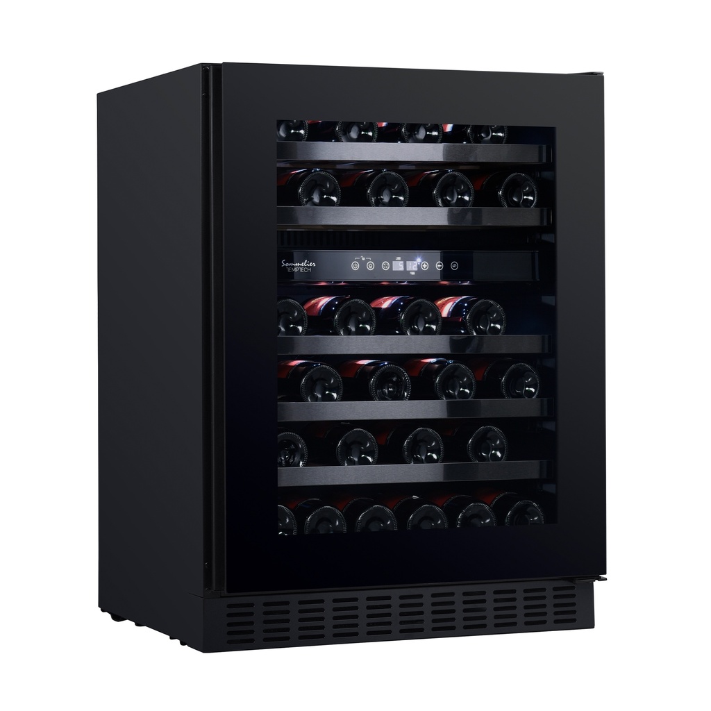 SOMX60DRB Double Zone Wine Cabinet - 46 Bottles