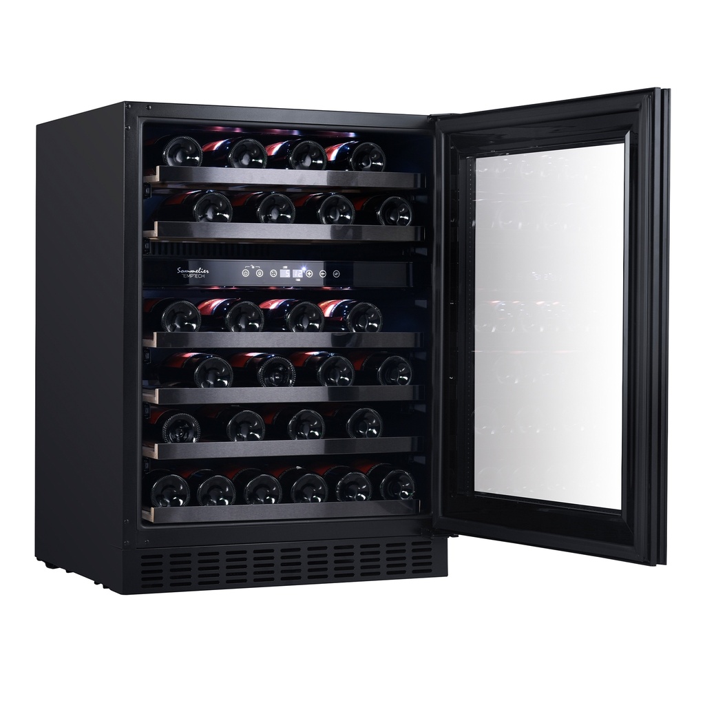 SOMX60DRB Double Zone Wine Cabinet - 46 Bottles