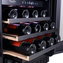 SOMX60DRB Double Zone Wine Cabinet - 46 Bottles