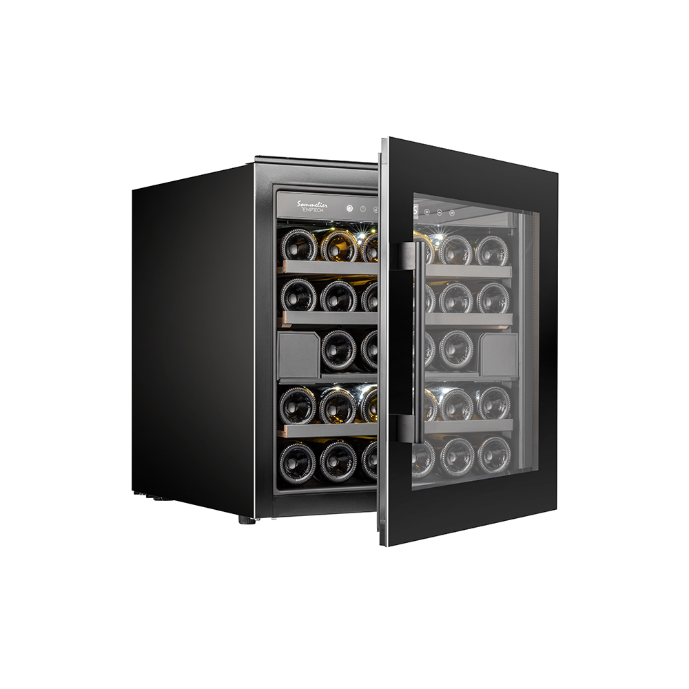 SOMZ60DB Double Zone Wine Cabinet - 28 Bottles