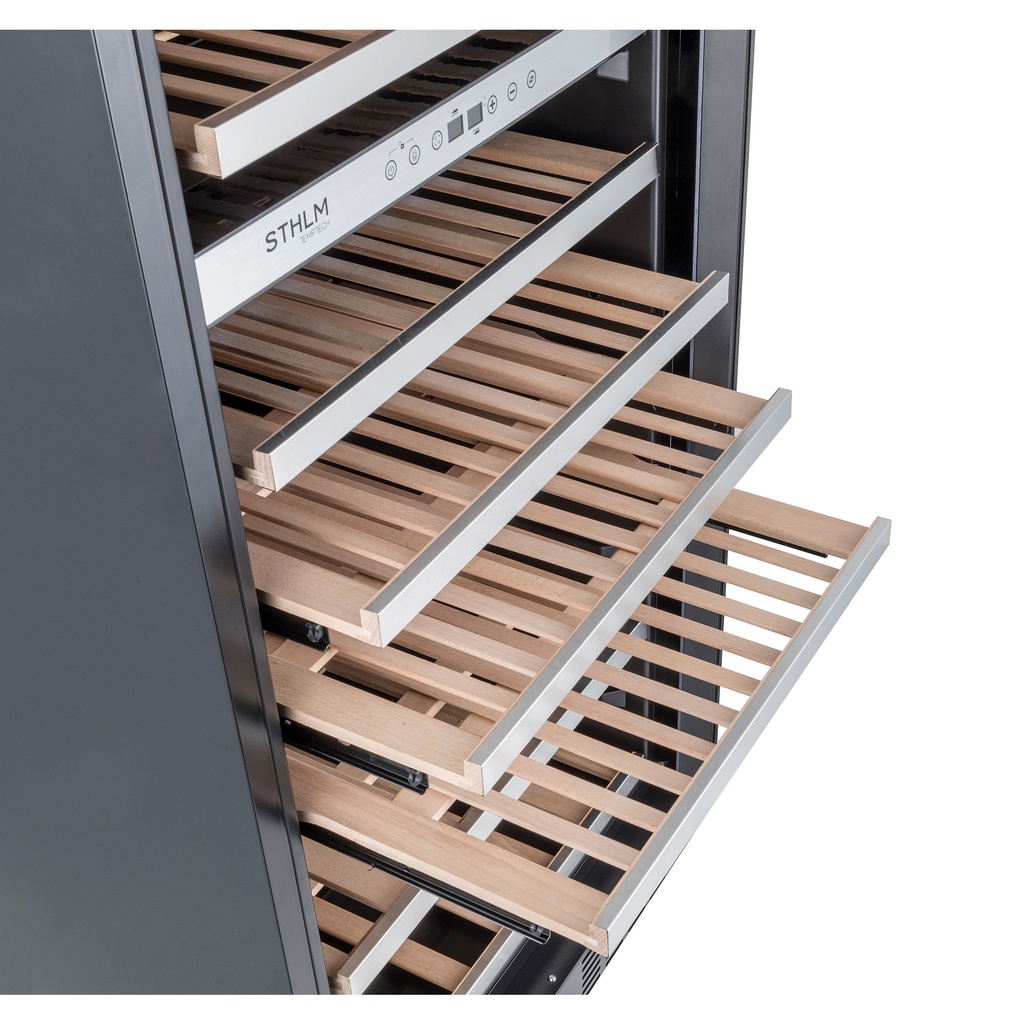 ST180DRB Double Zone Wine Cabinet - 159 Bottles