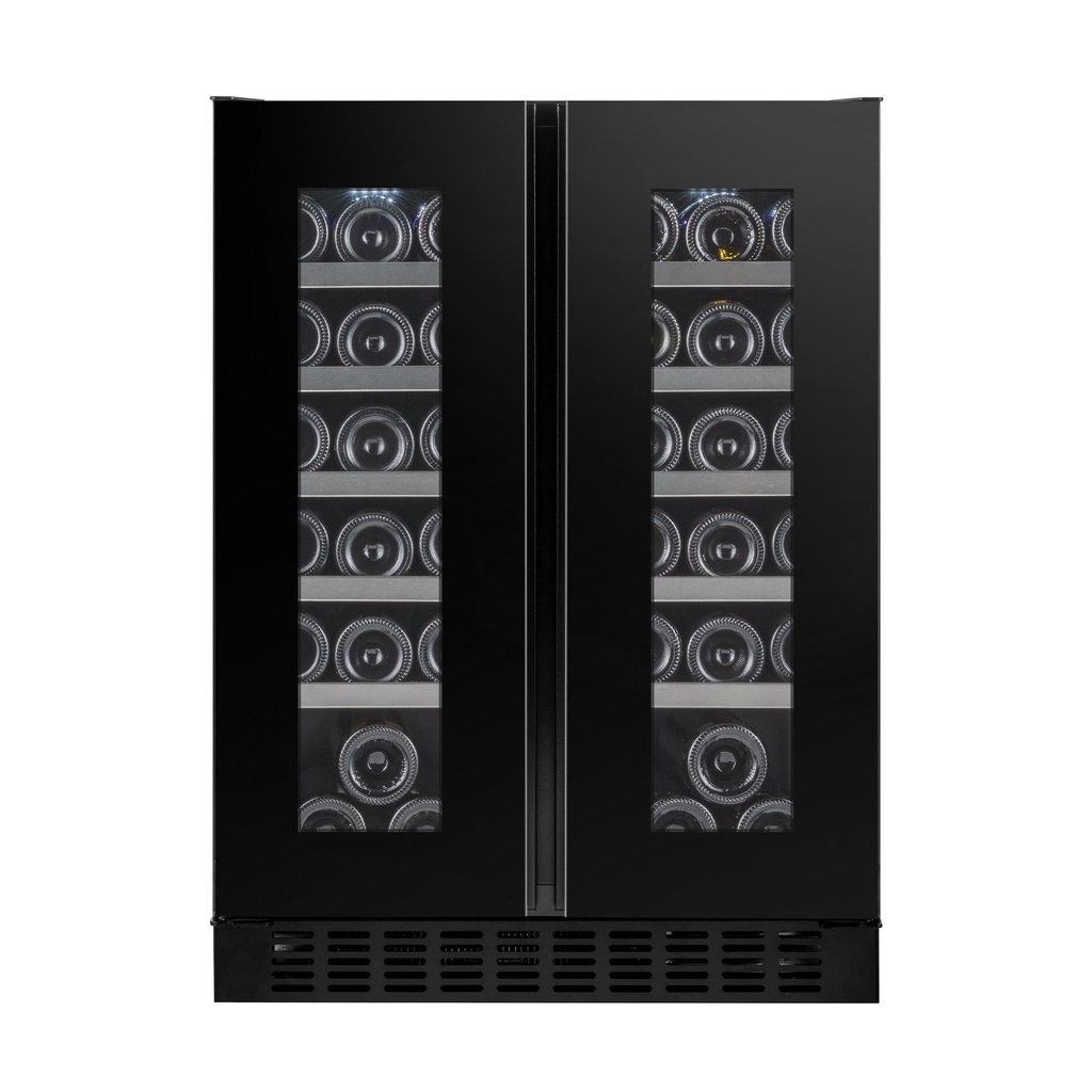 ST2DX60DRB Double Zone Wine Cabinet - 38 Bottles