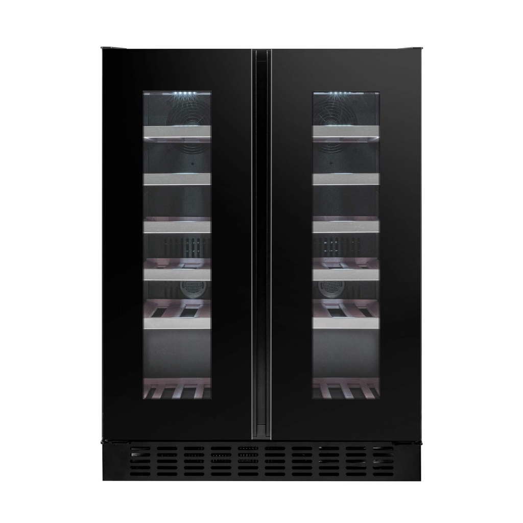 ST2DX60DRB Double Zone Wine Cabinet - 38 Bottles