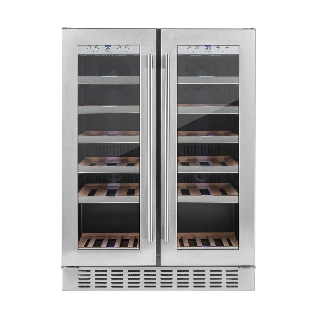 ST2DX60DS Double Zone Wine Cabinet - 38 Bottles