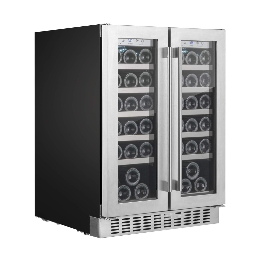 ST2DX60DS Double Zone Wine Cabinet - 38 Bottles