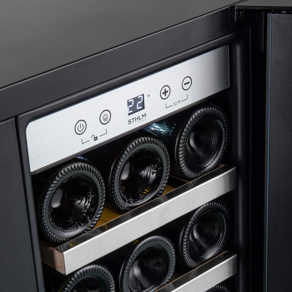 ST2DX60DS Double Zone Wine Cabinet - 38 Bottles
