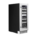 STX30DS Double Zone Wine Cabinet - 17 Bottles