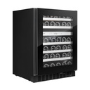 STX60DRB Double Zone Wine Cabinet - 46 Bottles