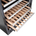 STX60DRB Double Zone Wine Cabinet - 46 Bottles