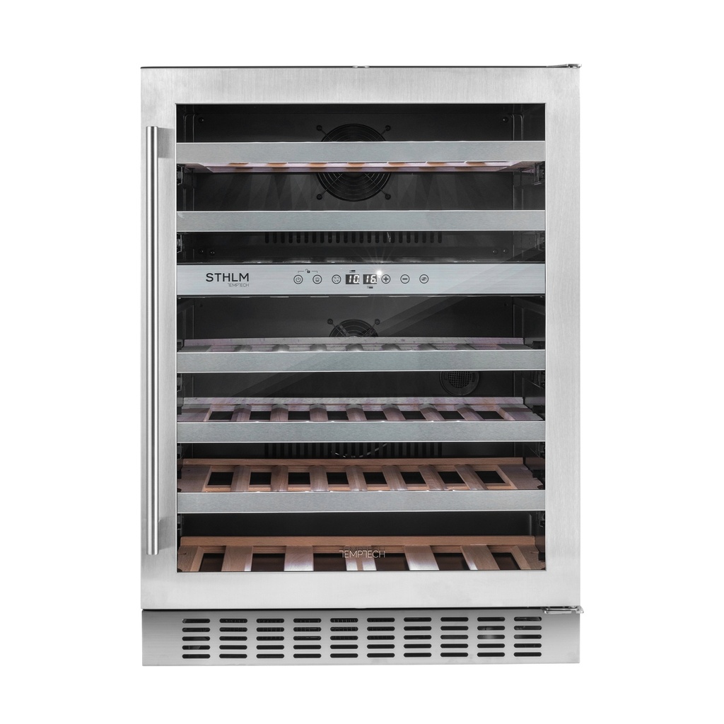 STX60DS Double Zone Wine Cabinet - 46 Bottles