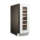 OX30DRW-24 Double Zone Wine Cabinet - 16 Bottles