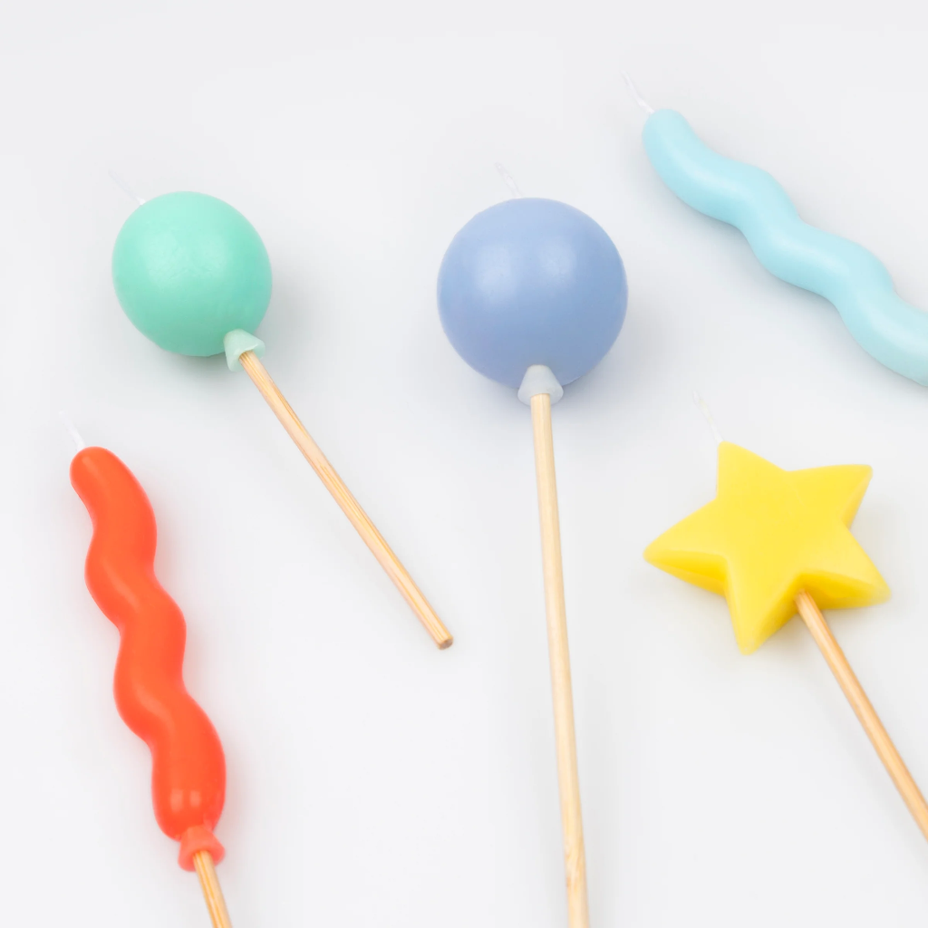 Meri Meri Balloon Candles (x 6)