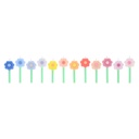 Meri Meri Rainbow Daisy Candles (x 12)