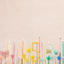 Meri Meri Rainbow Daisy Candles (x 12)