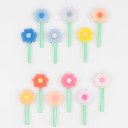 Meri Meri Rainbow Daisy Candles (x 12)