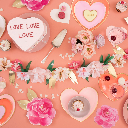 Meri Meri Rose Blossom Garland