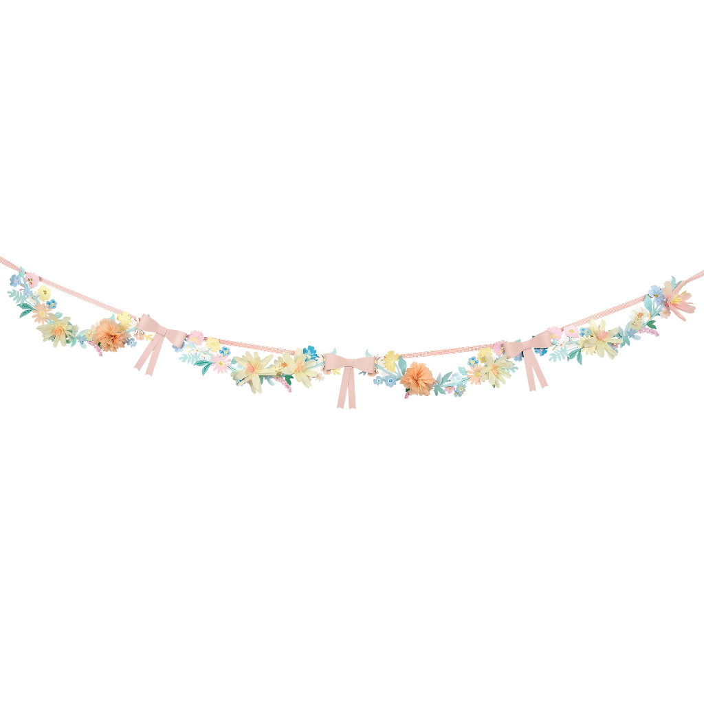 Meri Meri Flower & Bow Garland
