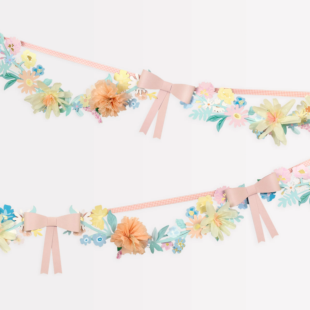 Meri Meri Flower & Bow Garland
