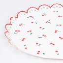 Meri Meri Cherry Pattern Dinner Plates (x 8)
