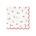 Meri Meri Cherry Pattern Large Napkins (x 16)