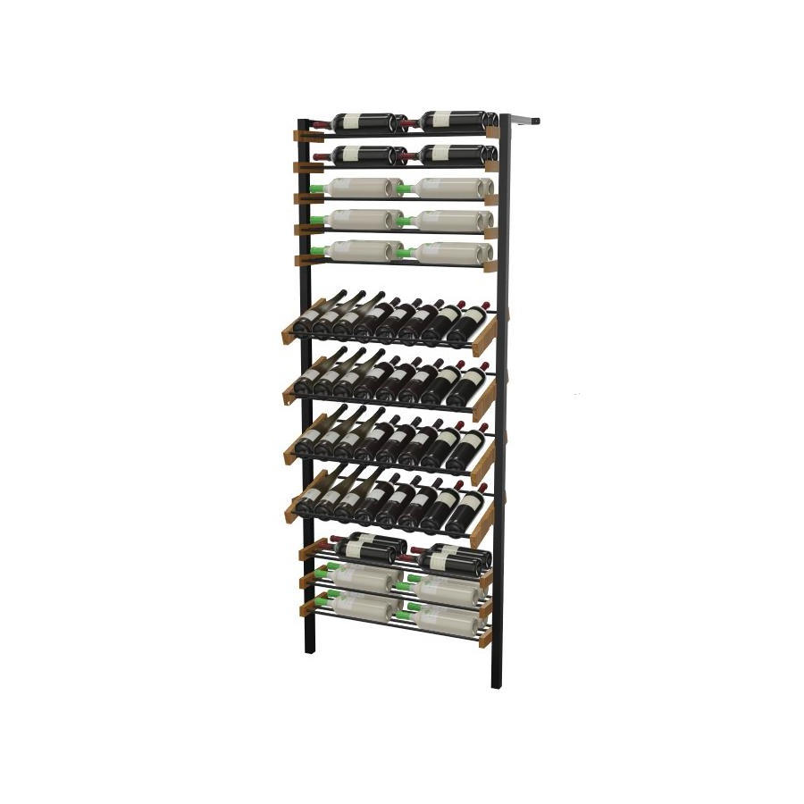 Adjustable Vertical Wine Display Rack – Wall & Ceiling Mounted Combination C2